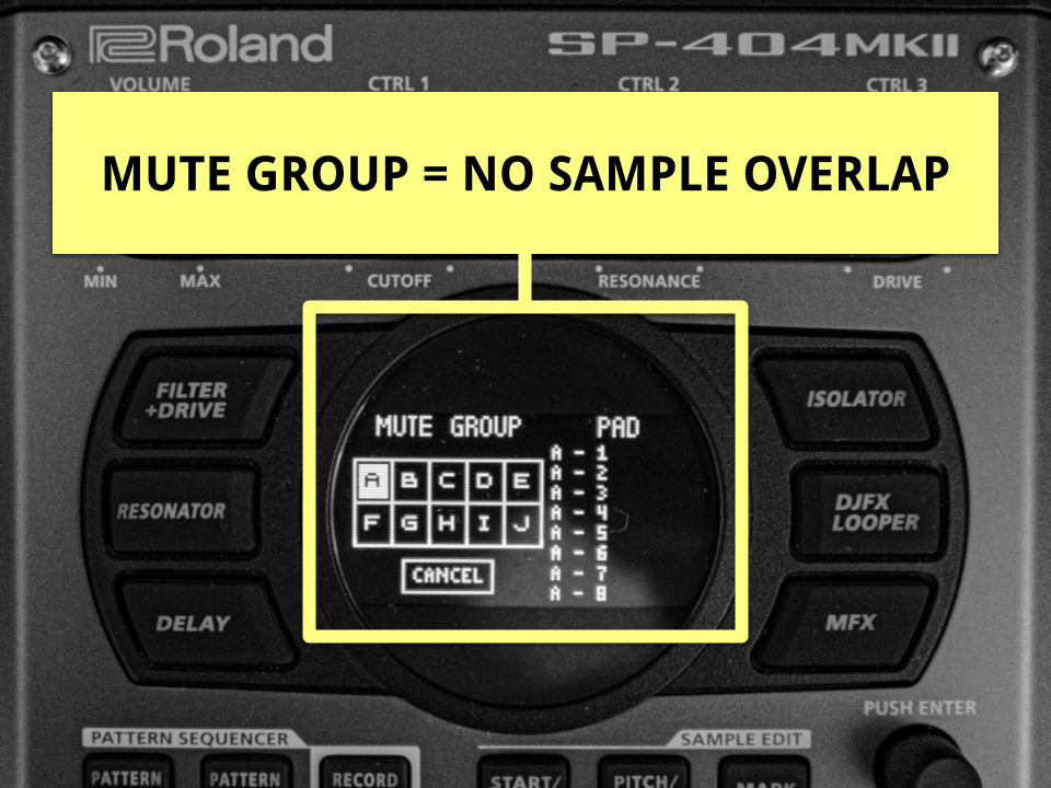 Stop the Chaos: How to Prevent Overlapping Samples on the SP-404 MKII Using Mute Groups